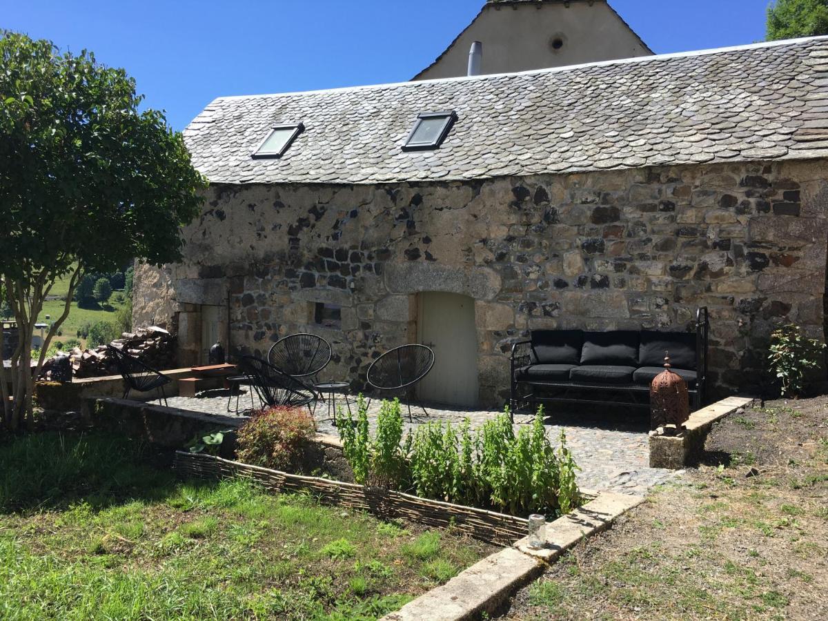 LA CURE grande maison de charme de 2 a 14 personnes Saint-Urcize Extérieur photo