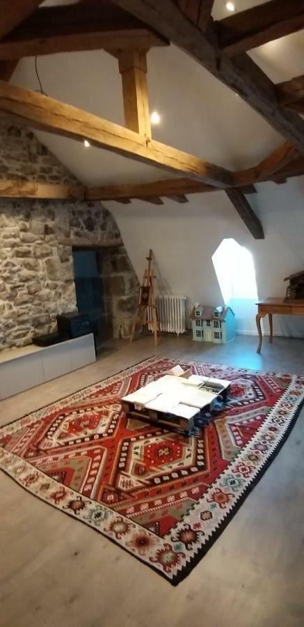 LA CURE grande maison de charme de 2 a 14 personnes Saint-Urcize Extérieur photo