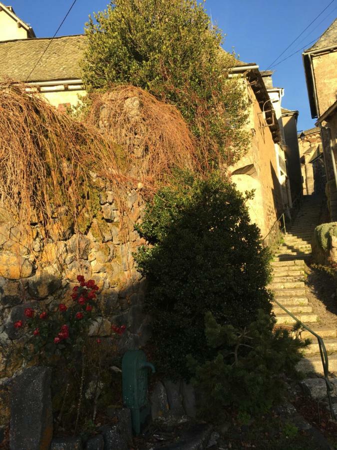 LA CURE grande maison de charme de 2 a 14 personnes Saint-Urcize Extérieur photo